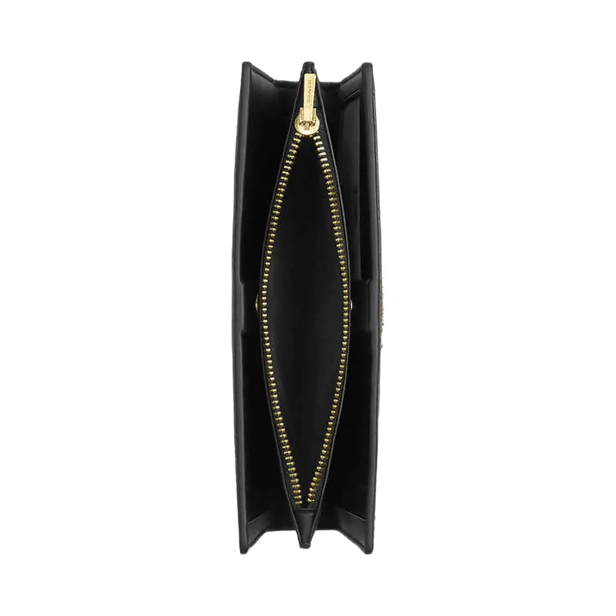 Coach Slim Zip Wallet In Signature Canvas Signature Canvas-Gold-Walnut-Black