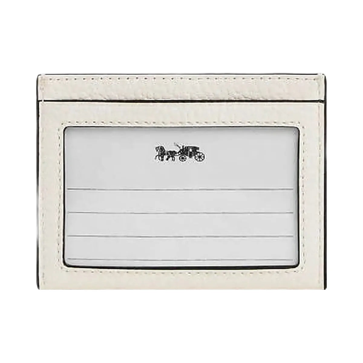Coach Slim Id Card Case With Strawberry Graphic Gold-Chalk Multi