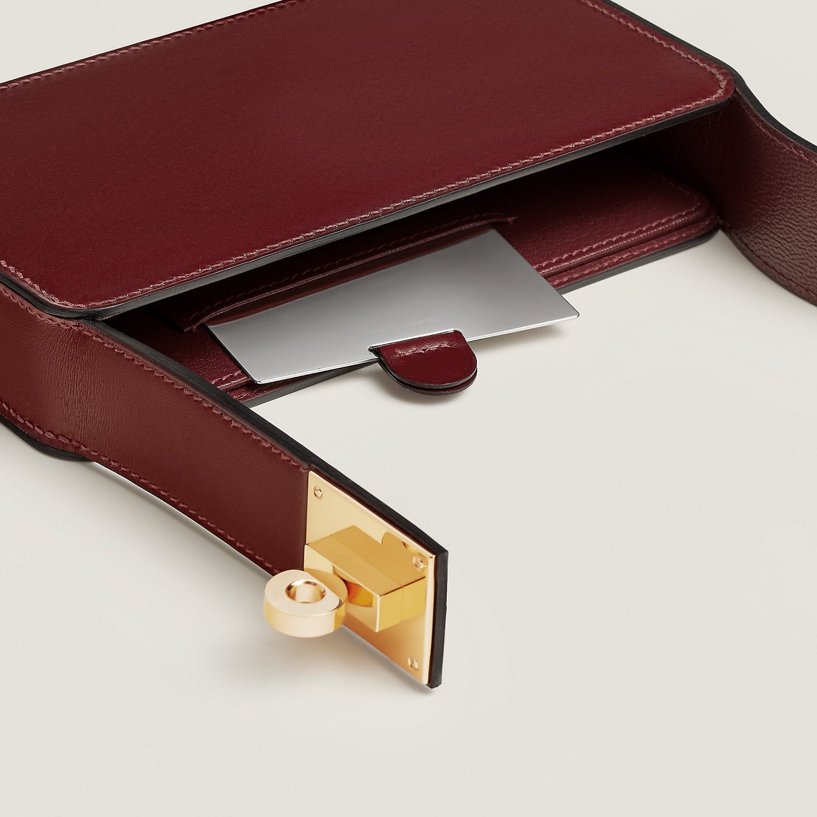 Hermes Sanglons Clutch Rouge H