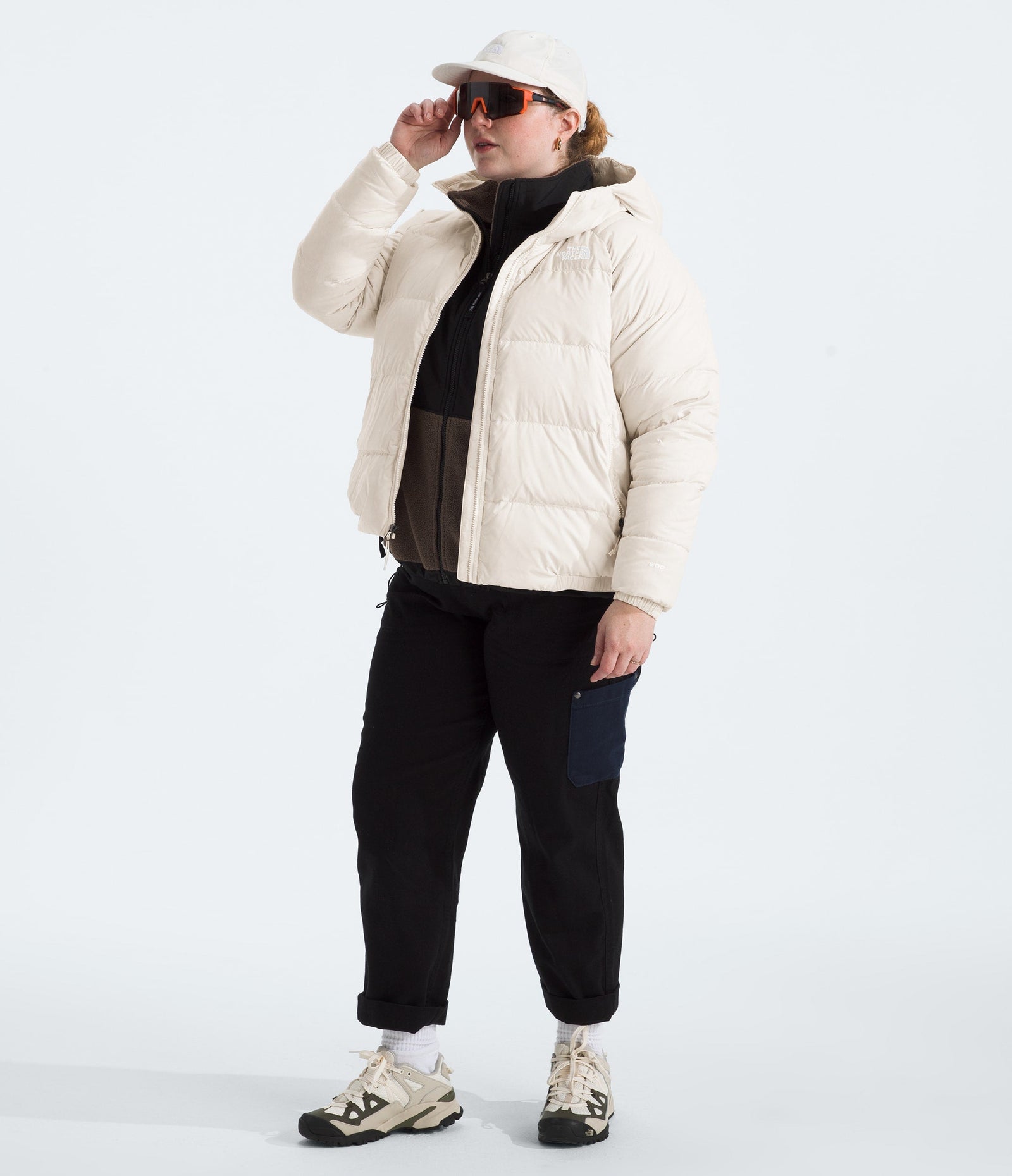 The North Face Women’s Plus Hydrenalite™ Down Hoodie White Dune