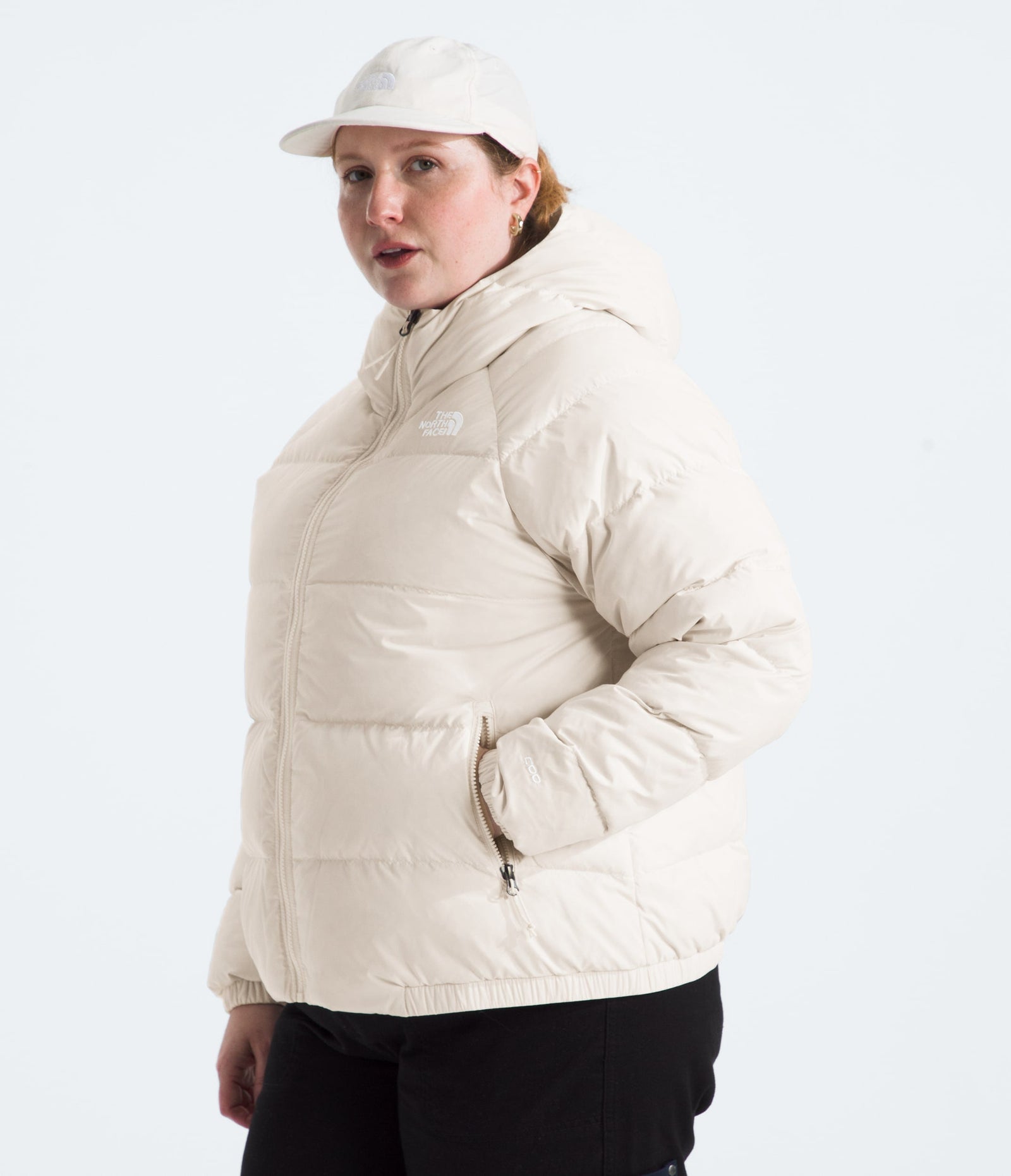 The North Face Women’s Plus Hydrenalite™ Down Hoodie White Dune