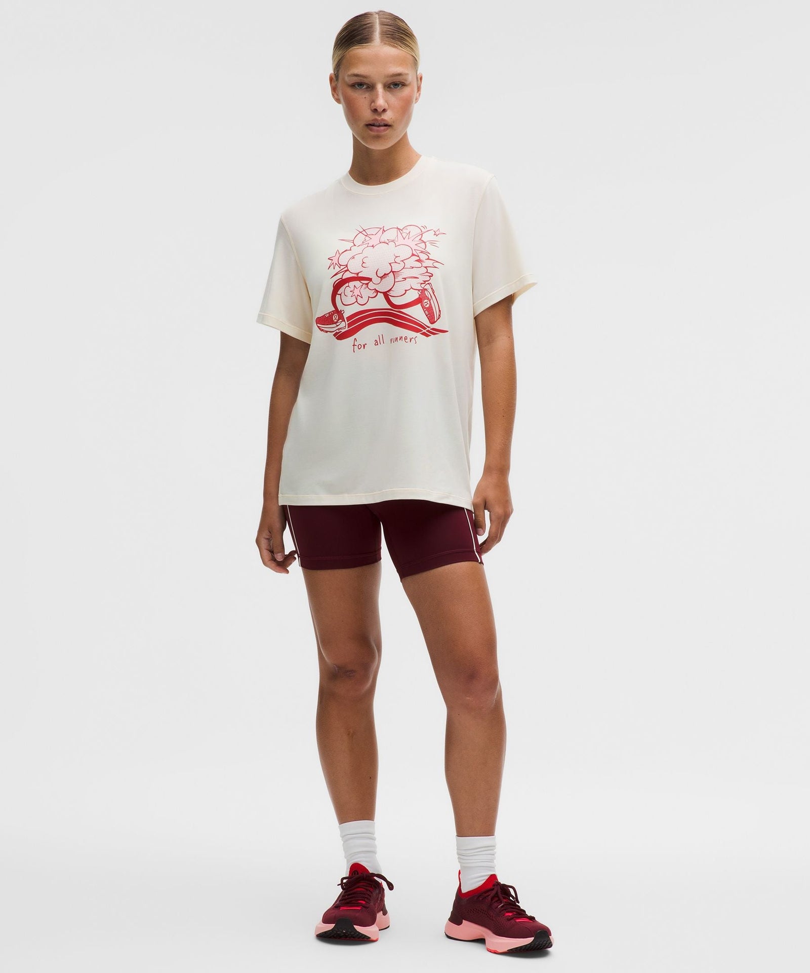 Lululemon Women's Jersey Training Short-Sleeve Shirt *Run With Us