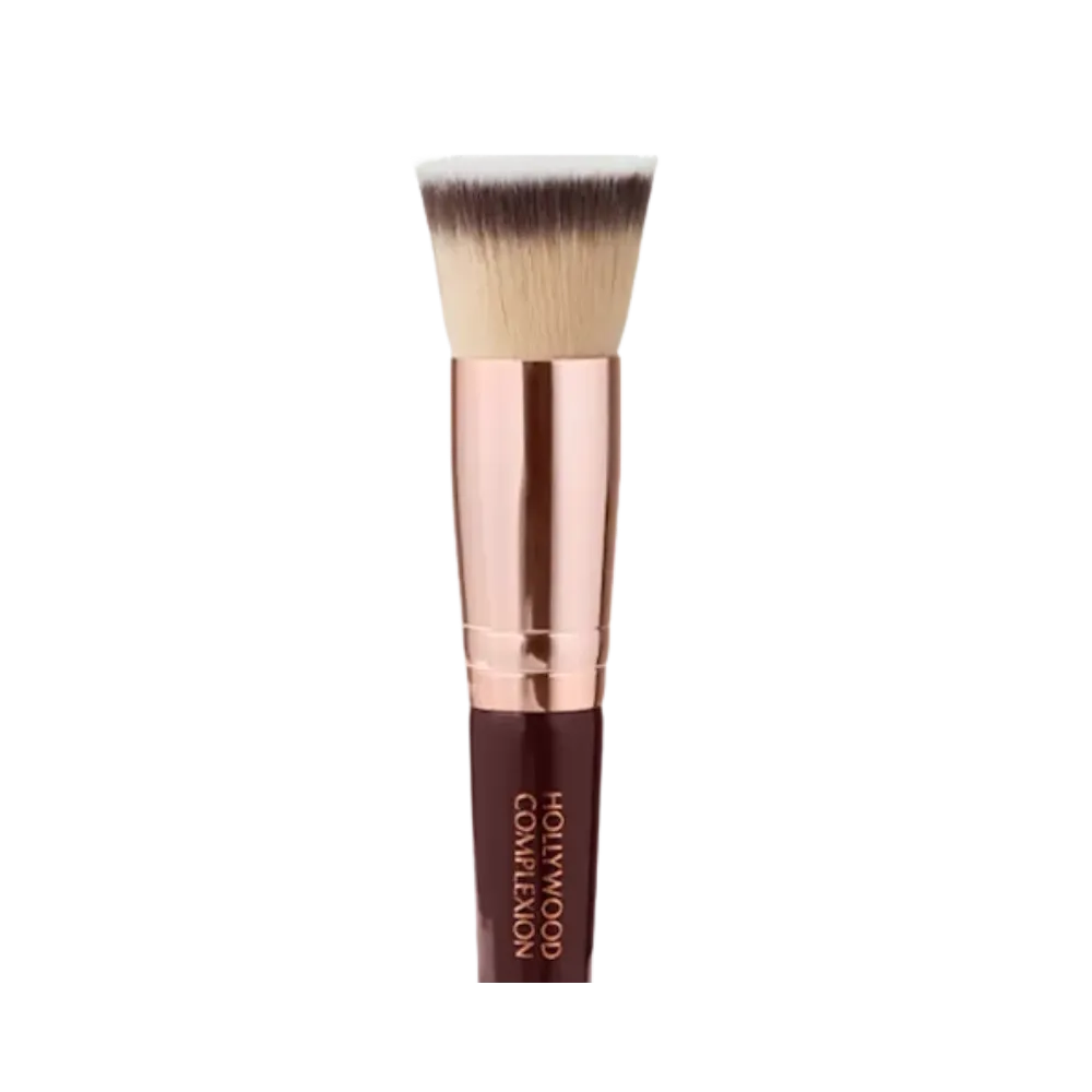 Charlotte Tilbury Hollywood Complexion Brush Rose Gold & Night Crimson