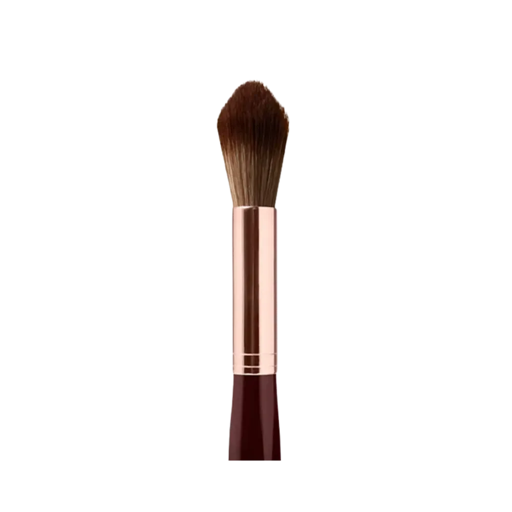 Charlotte Tilbury Powder & Sculpt Brush Rose Gold & Night Crimson