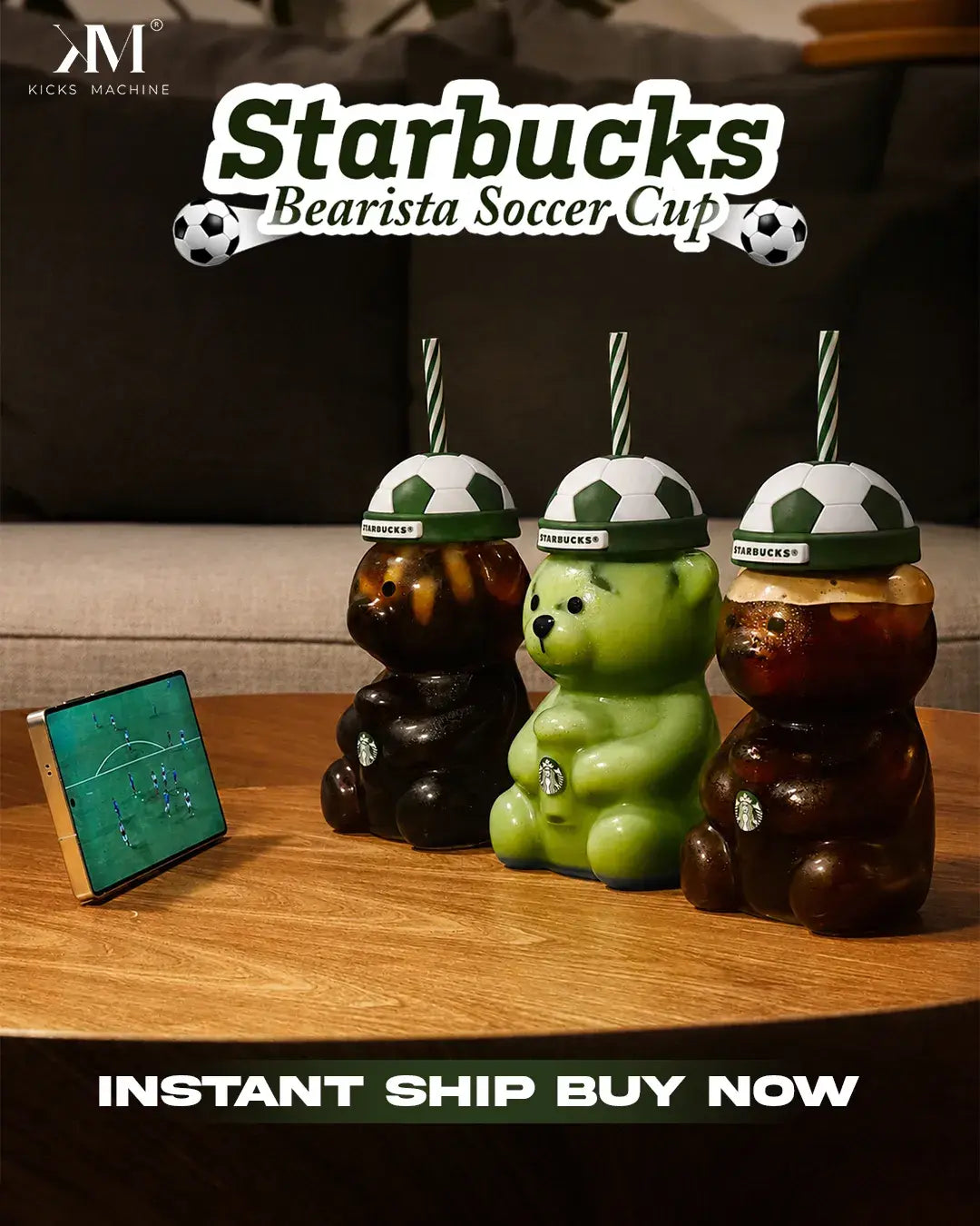 Buy 1 Get 1 Free Starbucks Bearista Cup Soccer Edition Tumbler Cup