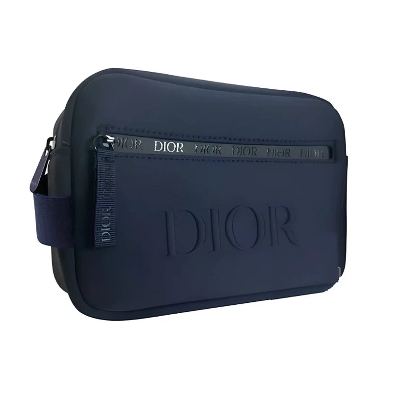 Dior Navy Wash Bag Toiletry Pouch