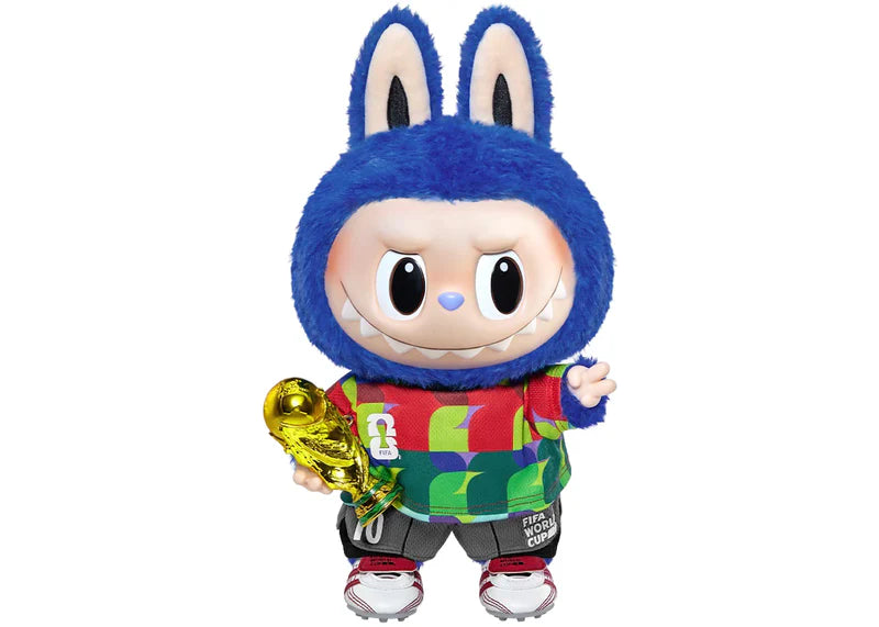 Pop Mart THE MONSTERS x FIFA SERIES Labubu Catch the Win Vinyl Plush Doll