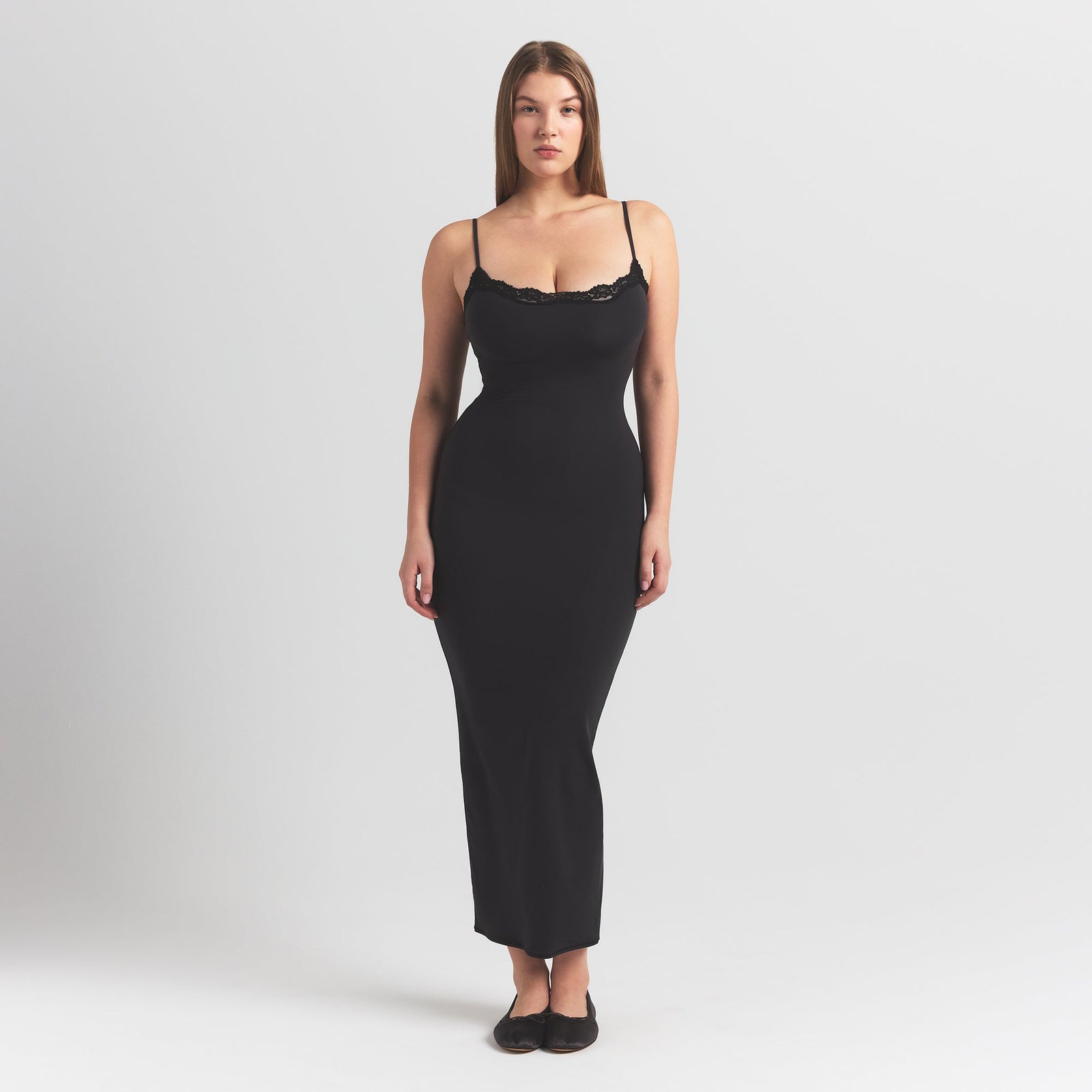 Fits Everybody Lace Long Slip Dress
