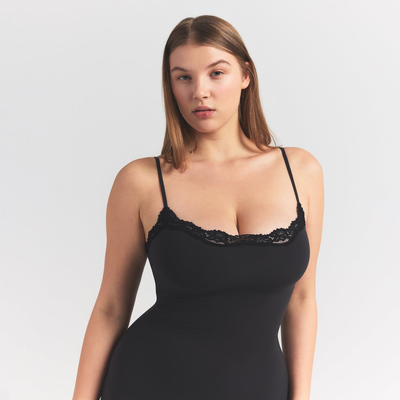 Fits Everybody Lace Long Slip Dress