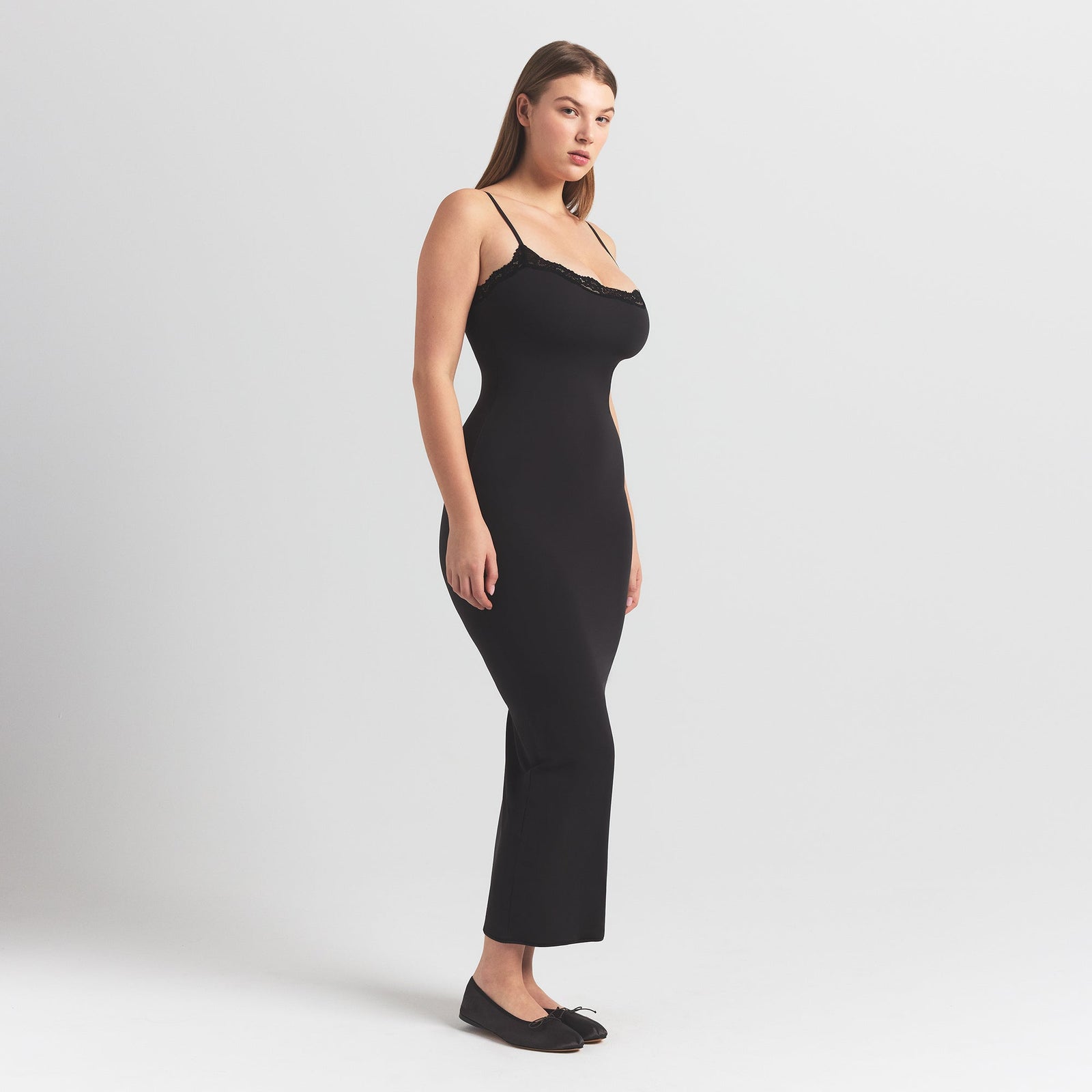 Fits Everybody Lace Long Slip Dress