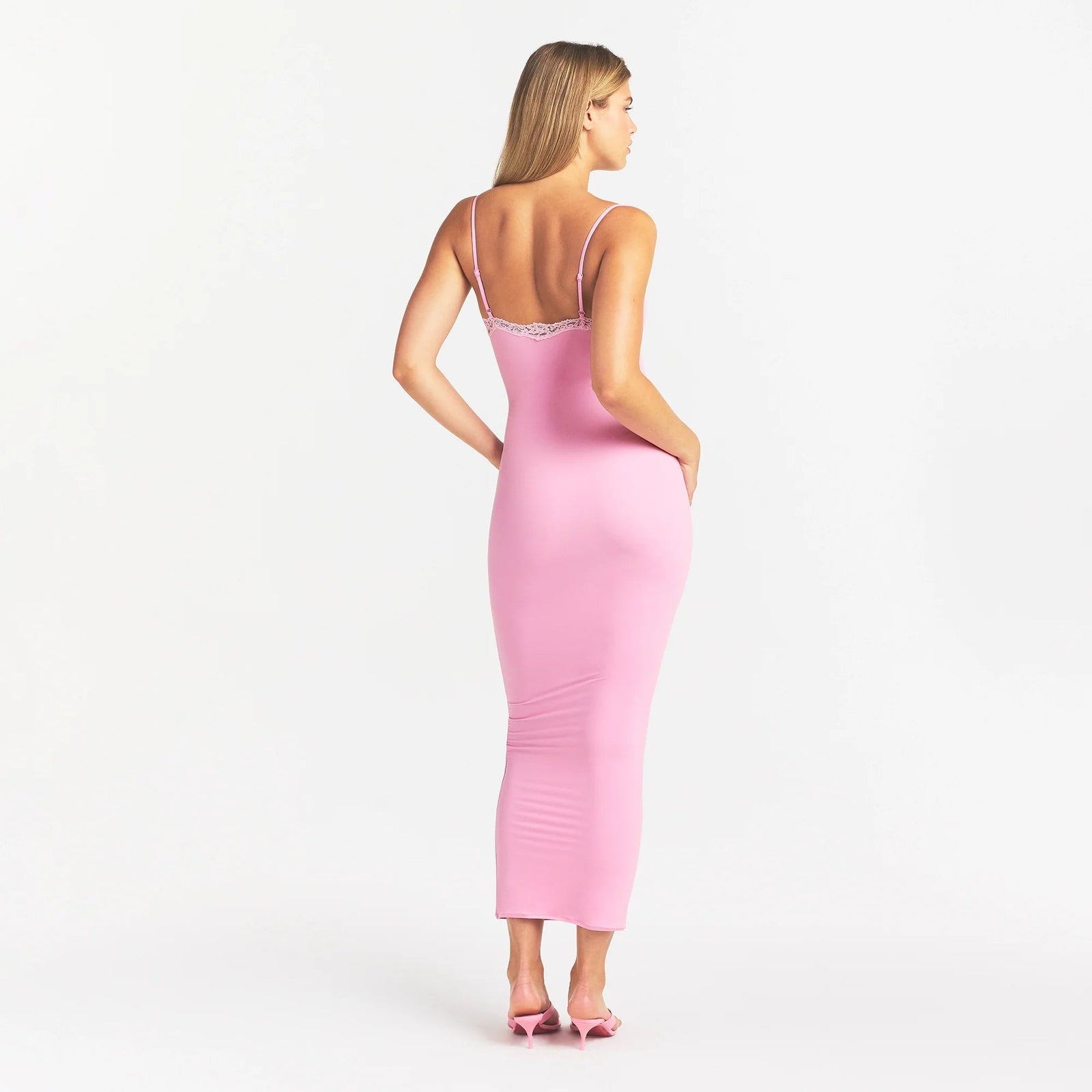 Fits Everybody Lace Long Slip Dress