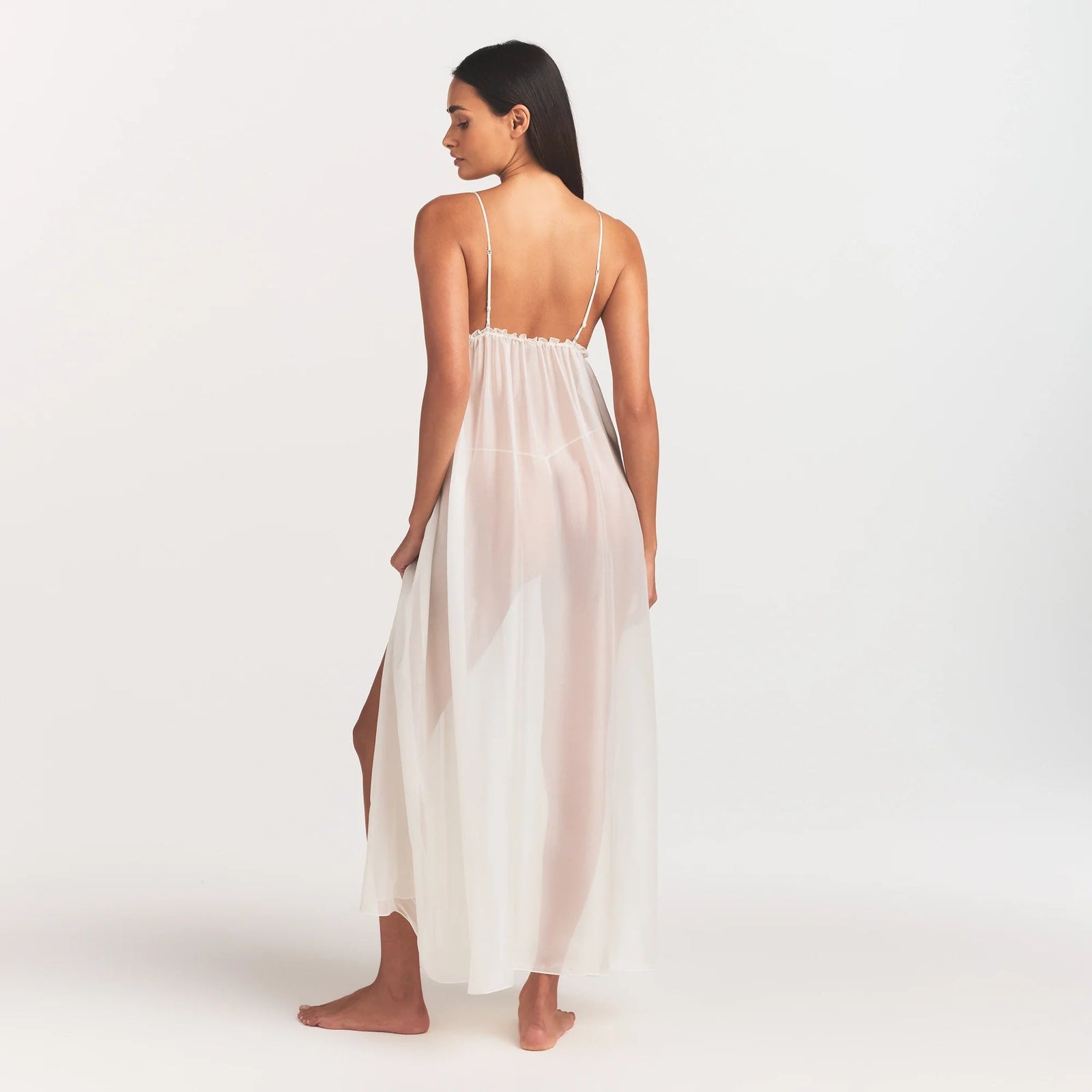 Skims Romance Long Slip Dress
