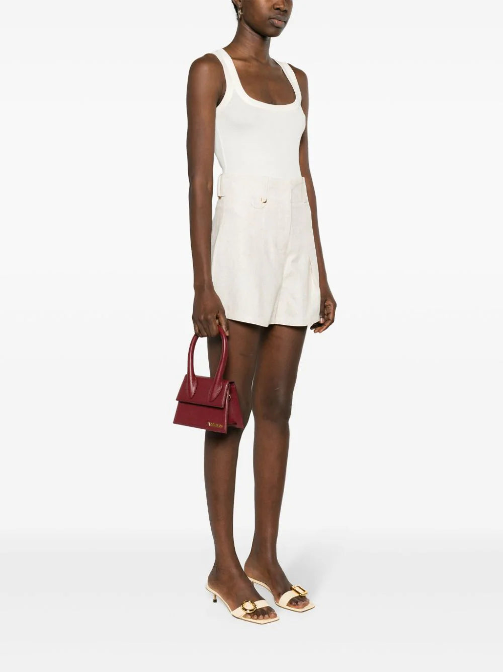 Jacquemus Le Chiquito Moyen Maroon