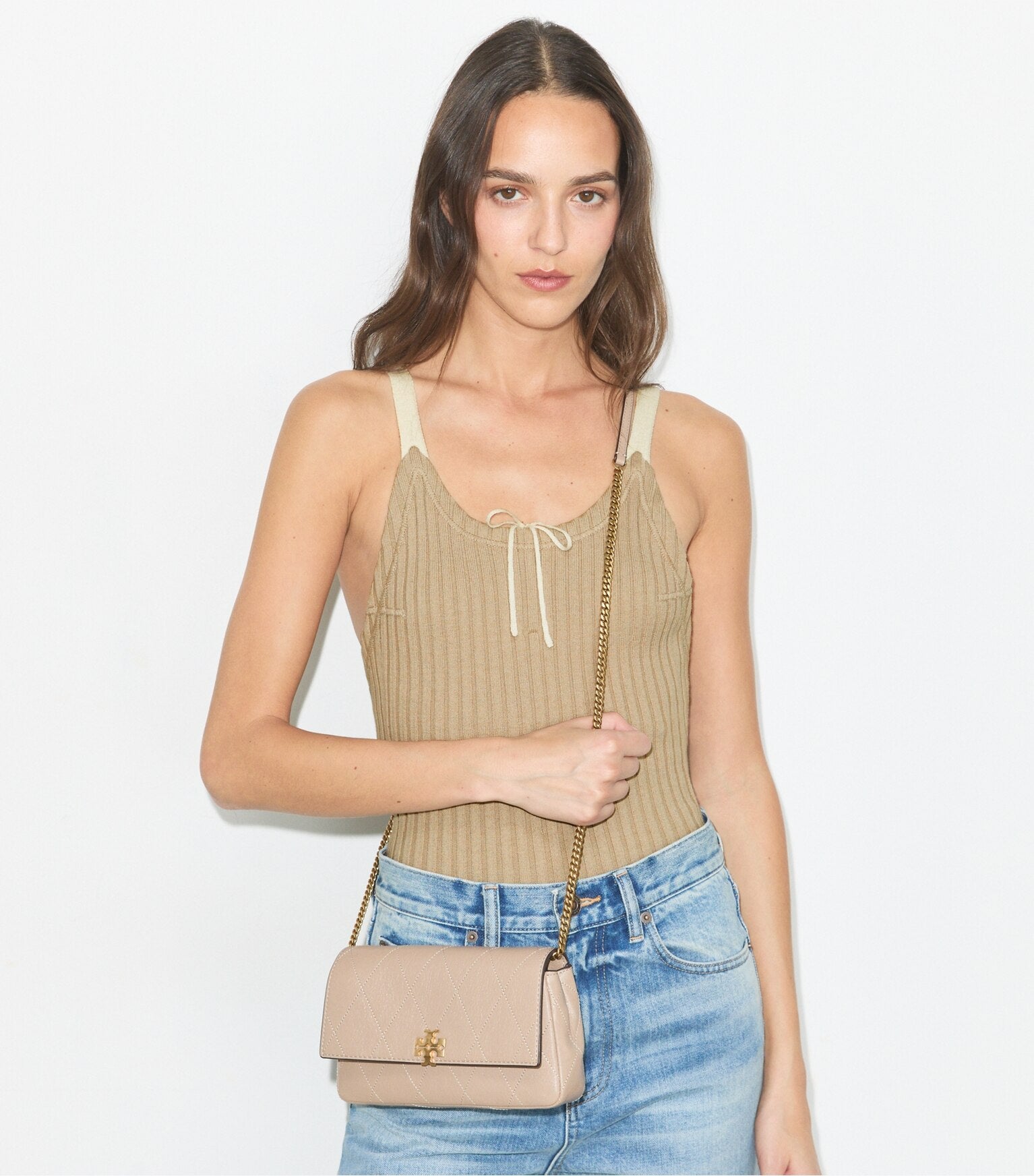 Charlie Quilted Chain Crossbody