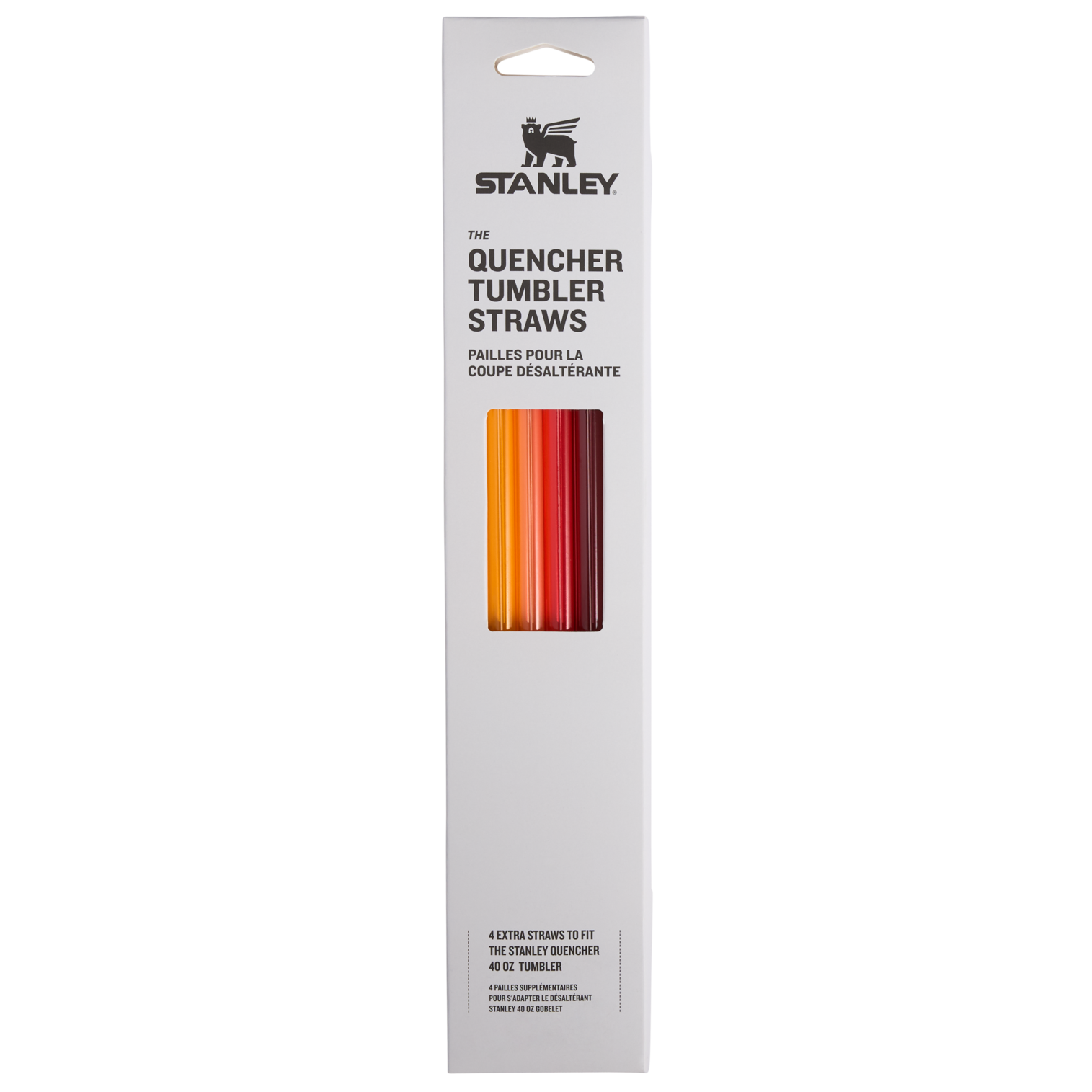 Stanley Adventure Quencher Travel Tumbler Straws | 40 OZ Red/Orange Multi Pack