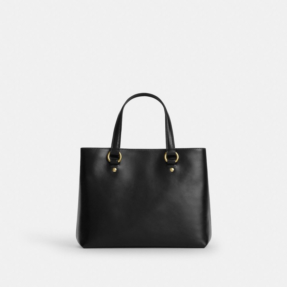 Coach Station Carryall Bag Gold Black