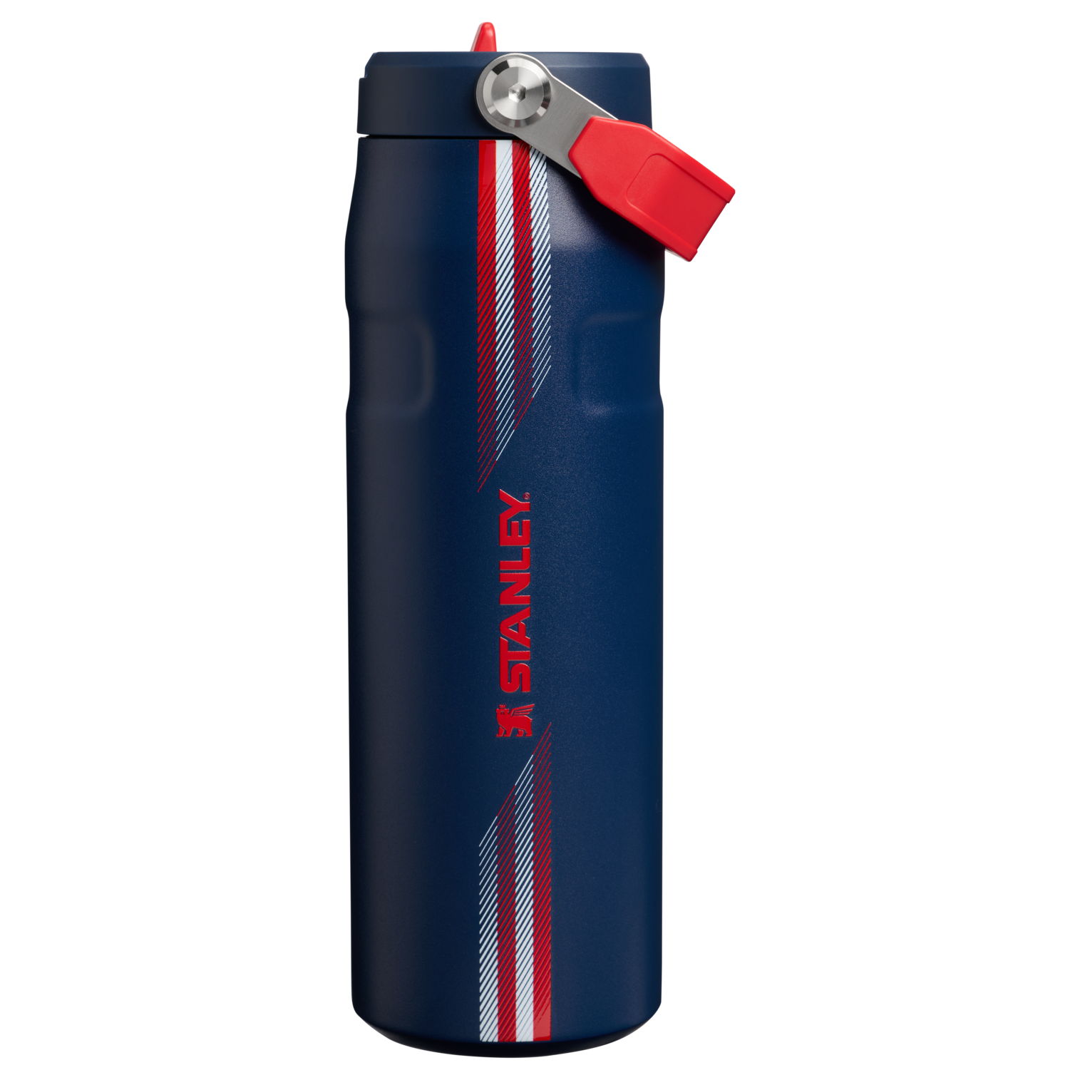 Stanley The Country Collection IceFlow Aerolight Flip Straw Bottle | 24 OZ Team Navy Red