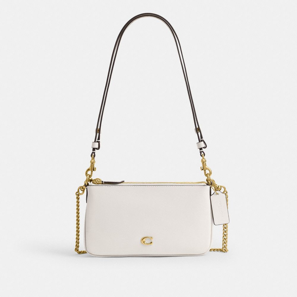 Coach Audrey Crossbody Bag Brass Chalk