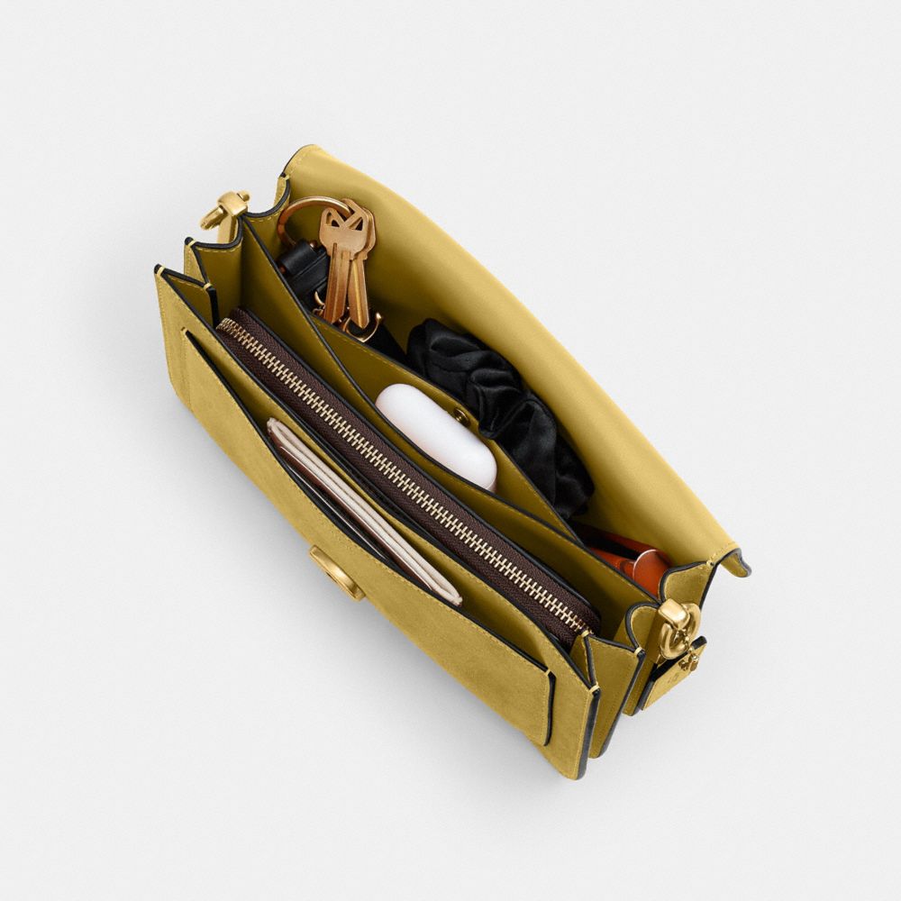 Coach Tabby Shoulder Bag 26 Brass Light Citron