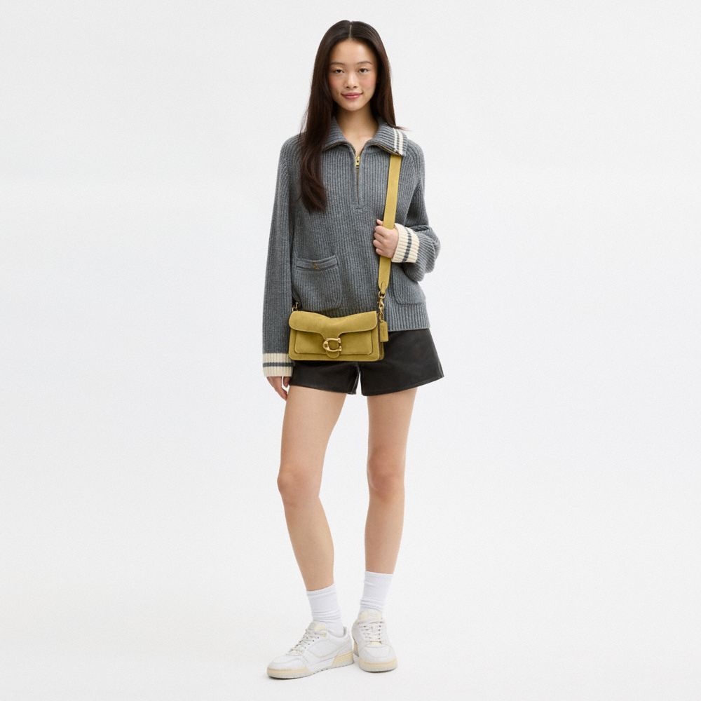 Coach Tabby Shoulder Bag 26 Brass Light Citron