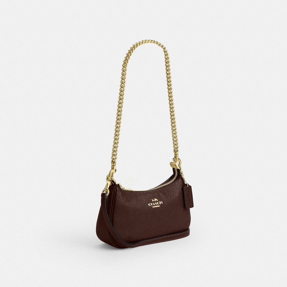 Coach Teri Mini Crossbody Bag Gold Maple