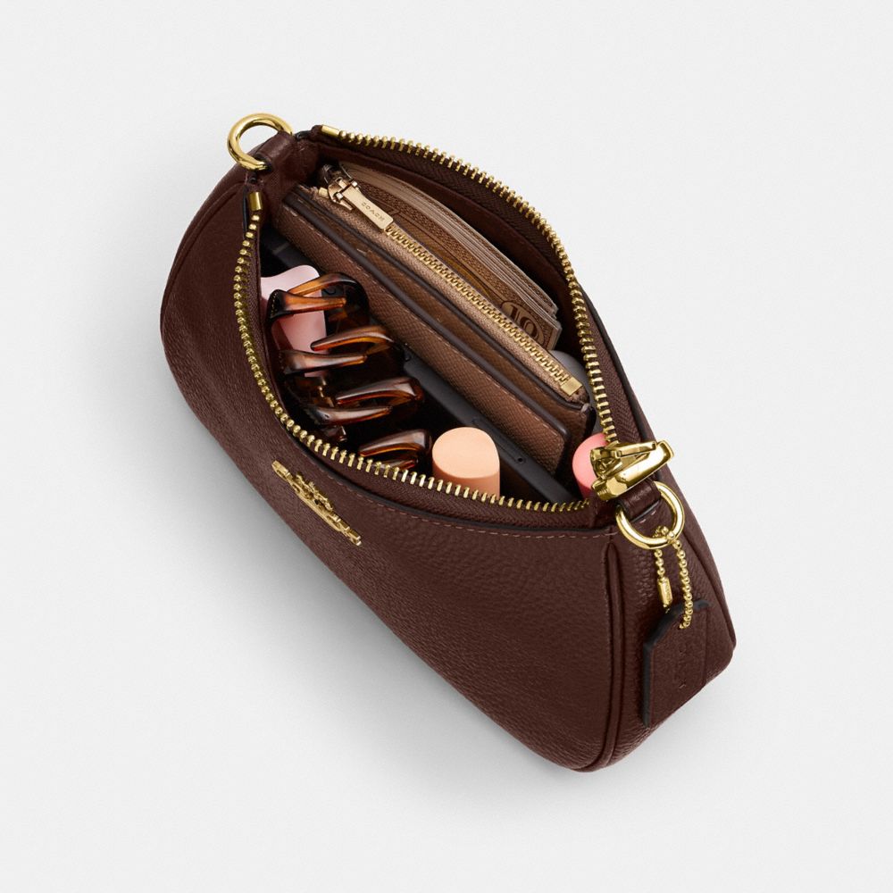 Coach Teri Mini Crossbody Bag Gold Maple