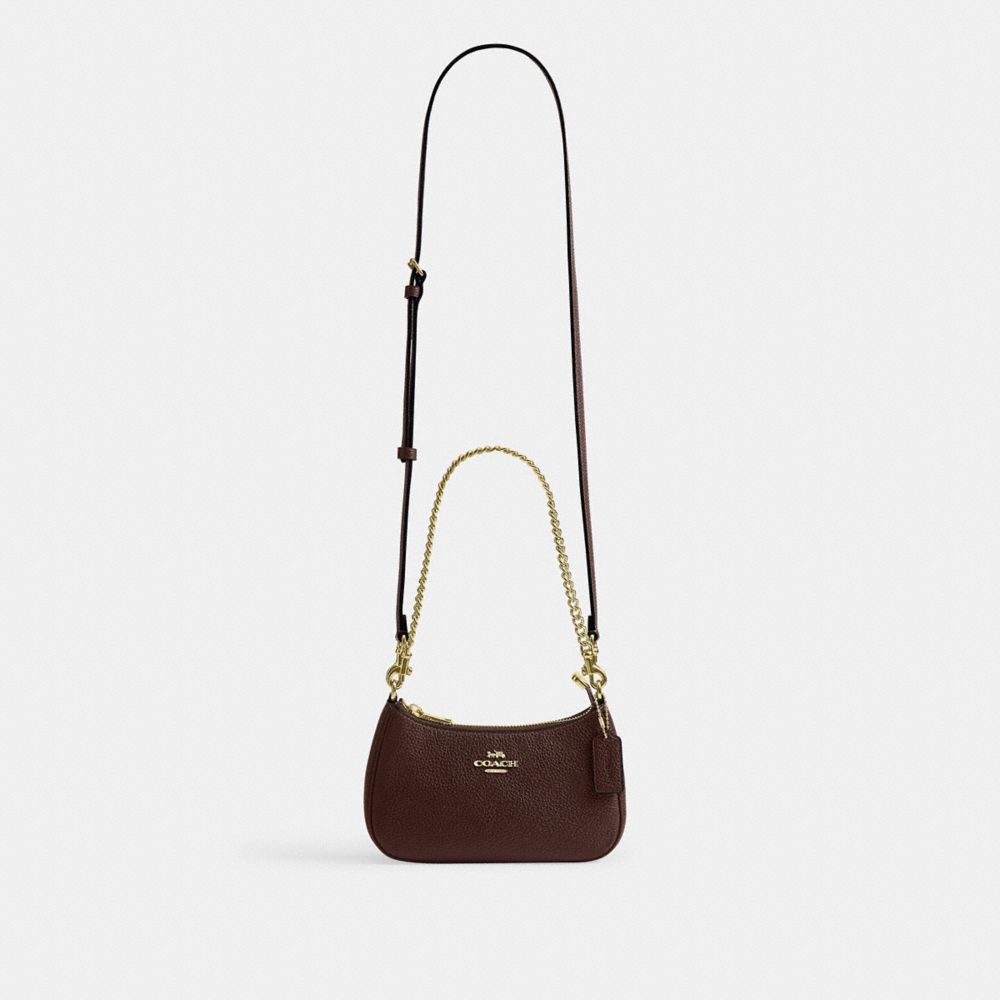 Coach Teri Mini Crossbody Bag Gold Maple