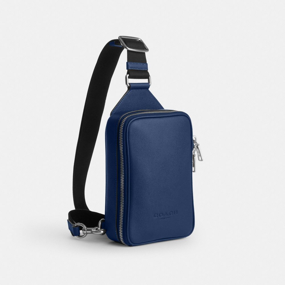Coach Ray Pack Silver Deep Blue