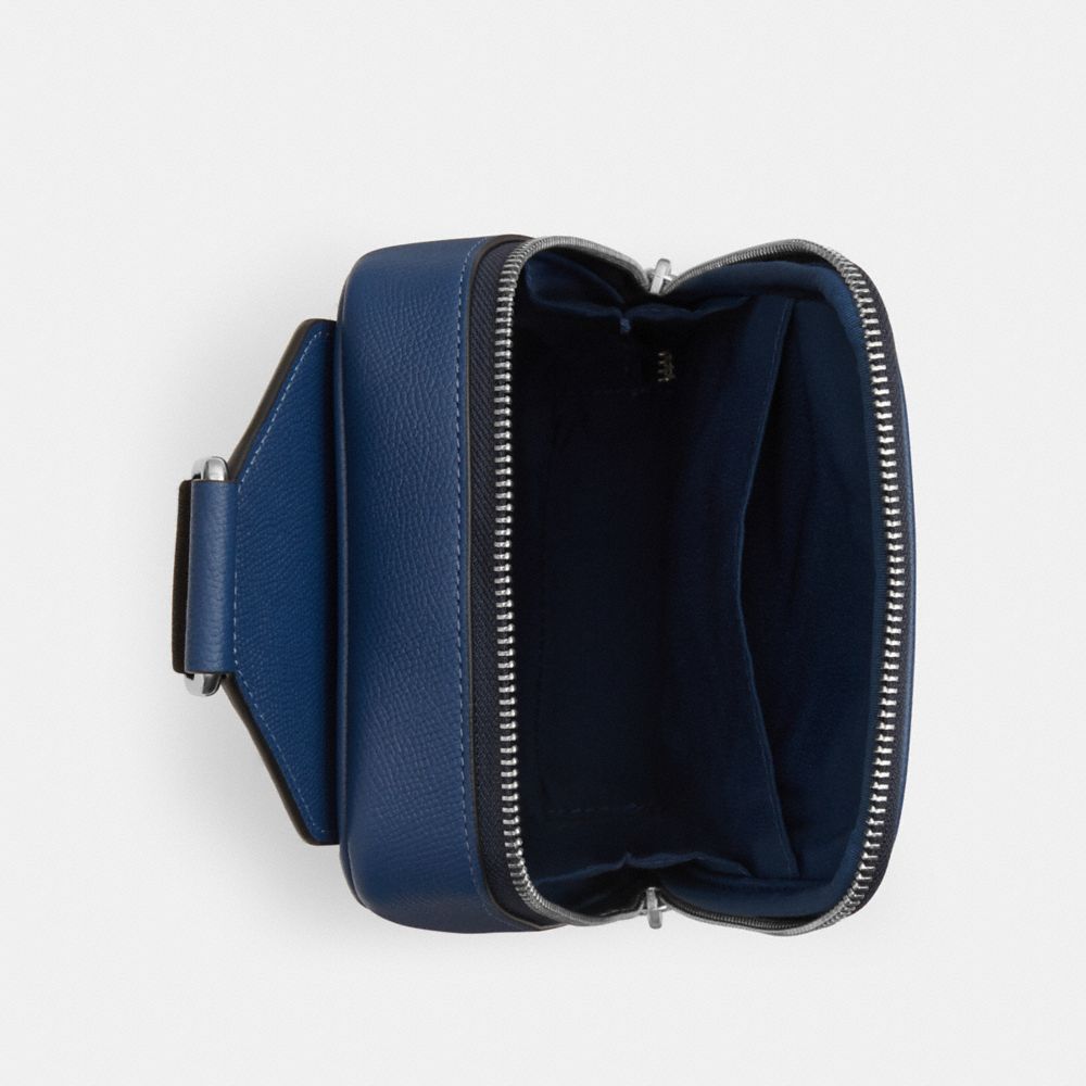 Coach Ray Pack Silver Deep Blue