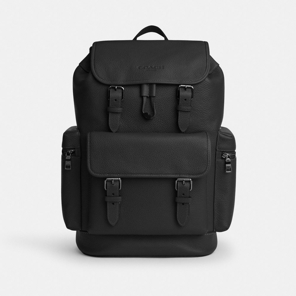 Coach Sprint Backpack Matte Black Black