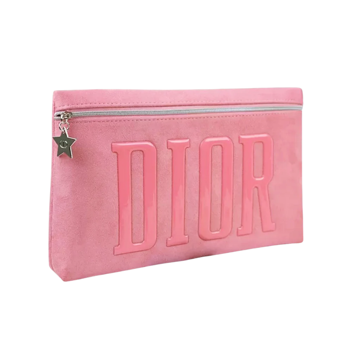 Christian Dior Vanity Pouch with Star Charm Pink
