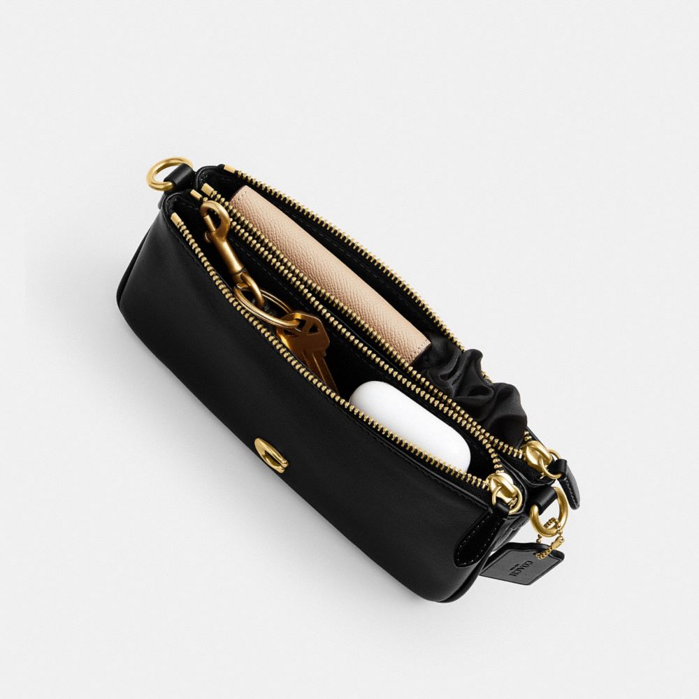 Coach Audrey Crossbody Bag Brass Black