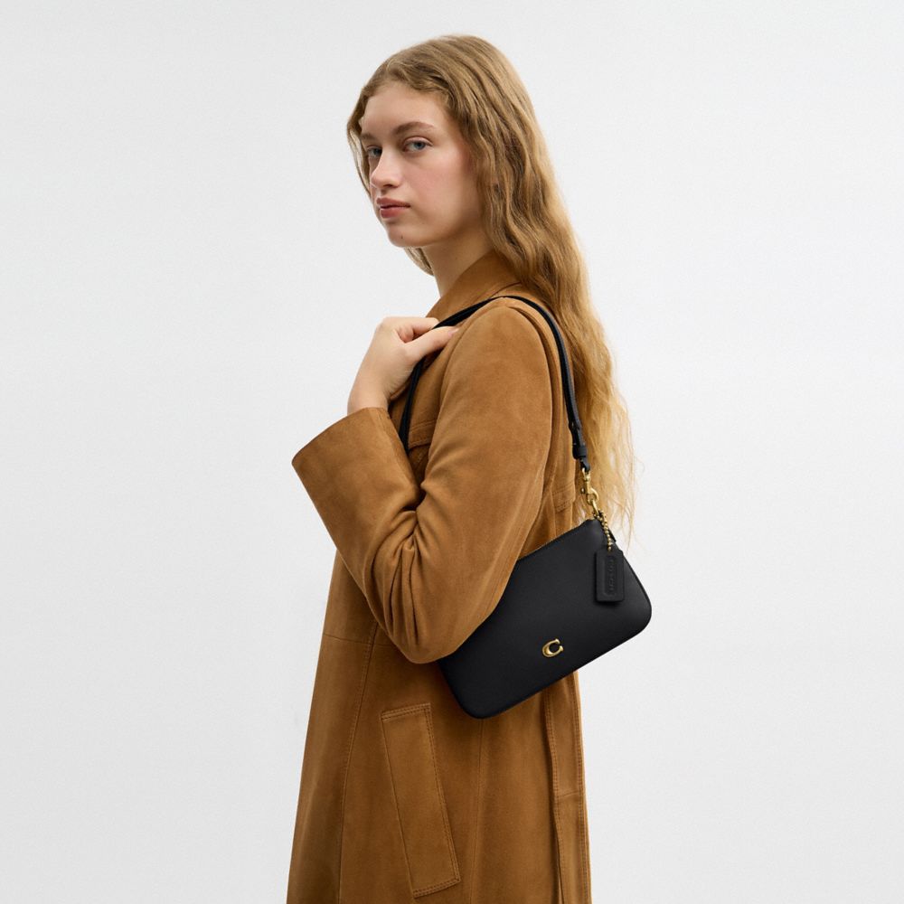 Coach Audrey Crossbody Bag Brass Black