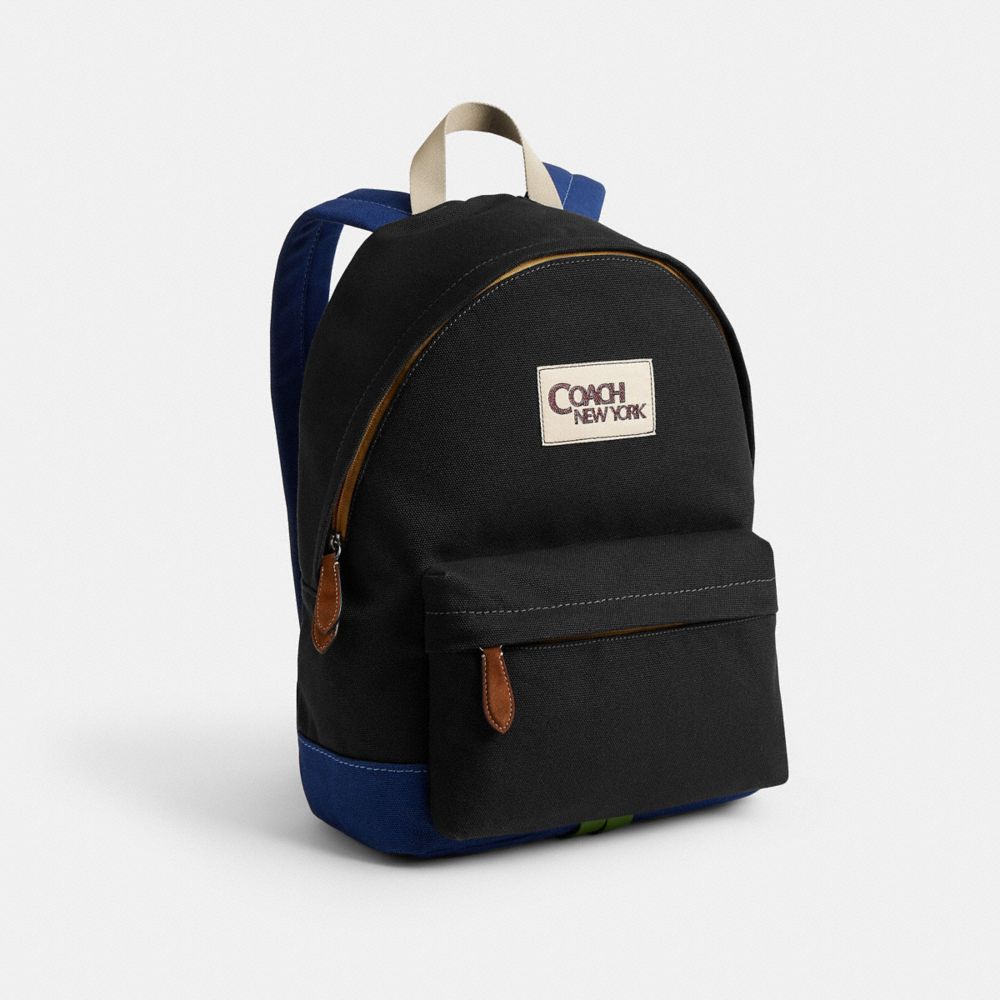 Coach Tyler Backpack Silver Black Multi