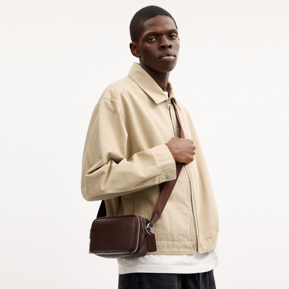 Coach Colton Crossbody Bag 19 Silver Maple
