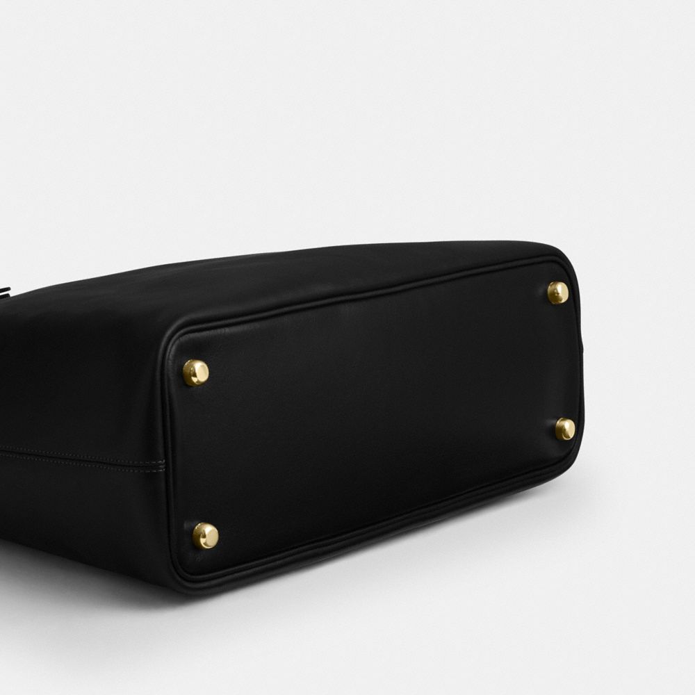 Coach Easton Tote Bag Gold Black