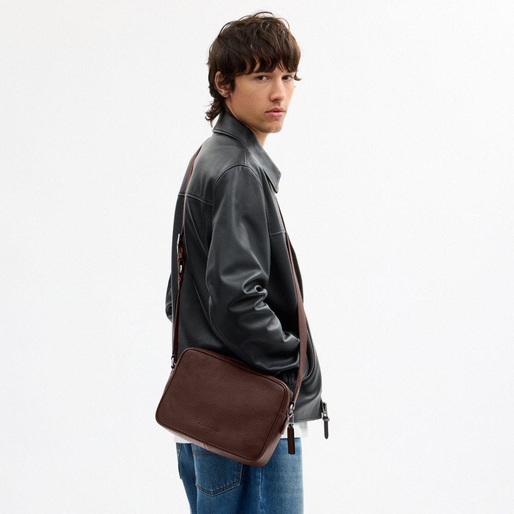 Coach Colton Crossbody Bag 25 Silver Maple