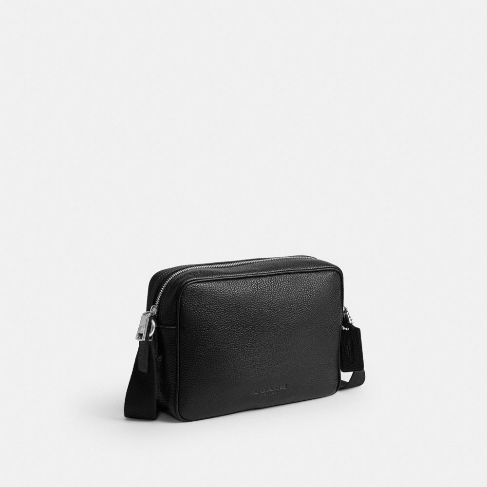 Coach Colton Crossbody Bag 25 Silver Black