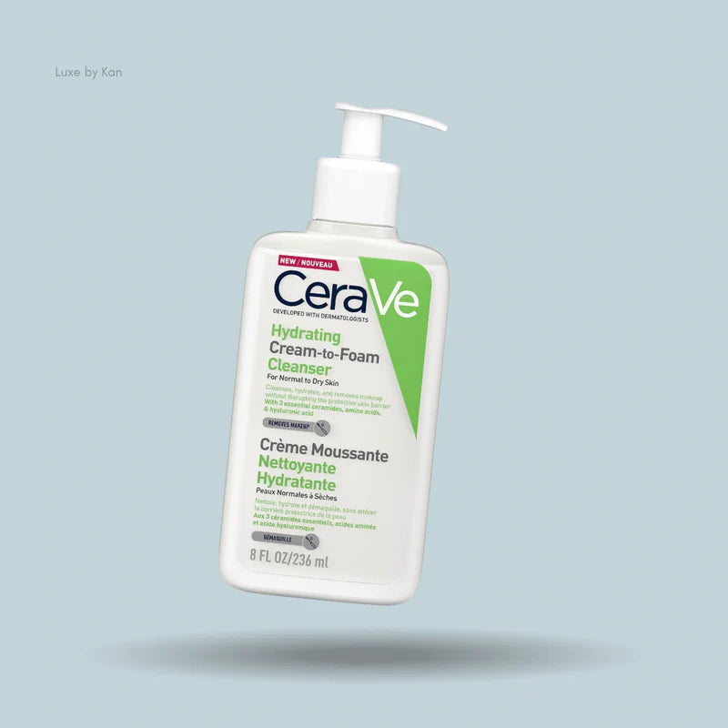 CeraVe Hydrating Cream-To-Foam Cleanser For Normal To Dry Skin