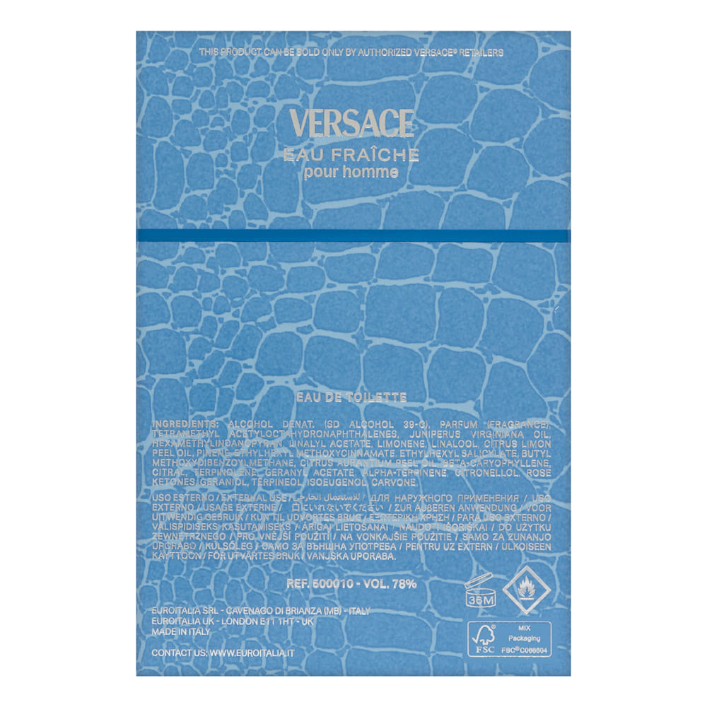 Versace Man Eau Fraiche by Versace for Men