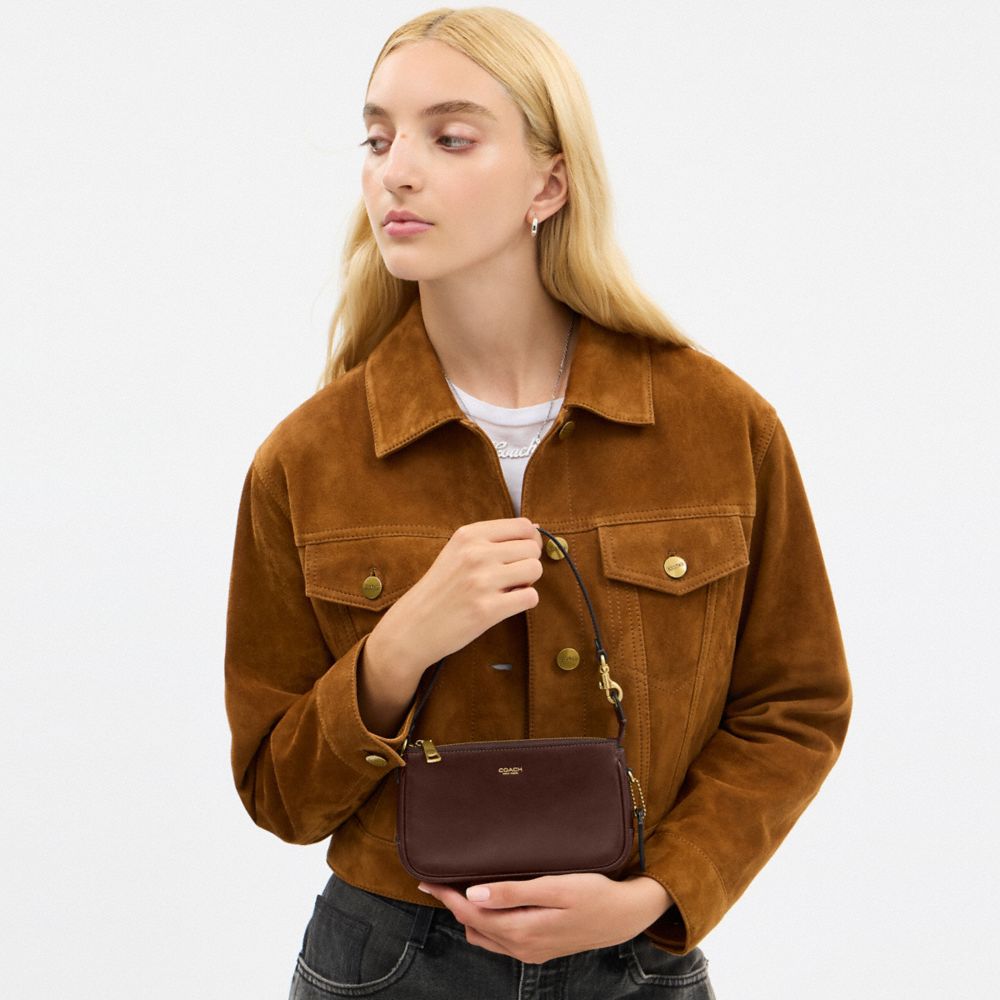 Coach Plaza Bag 18 Brass Maple