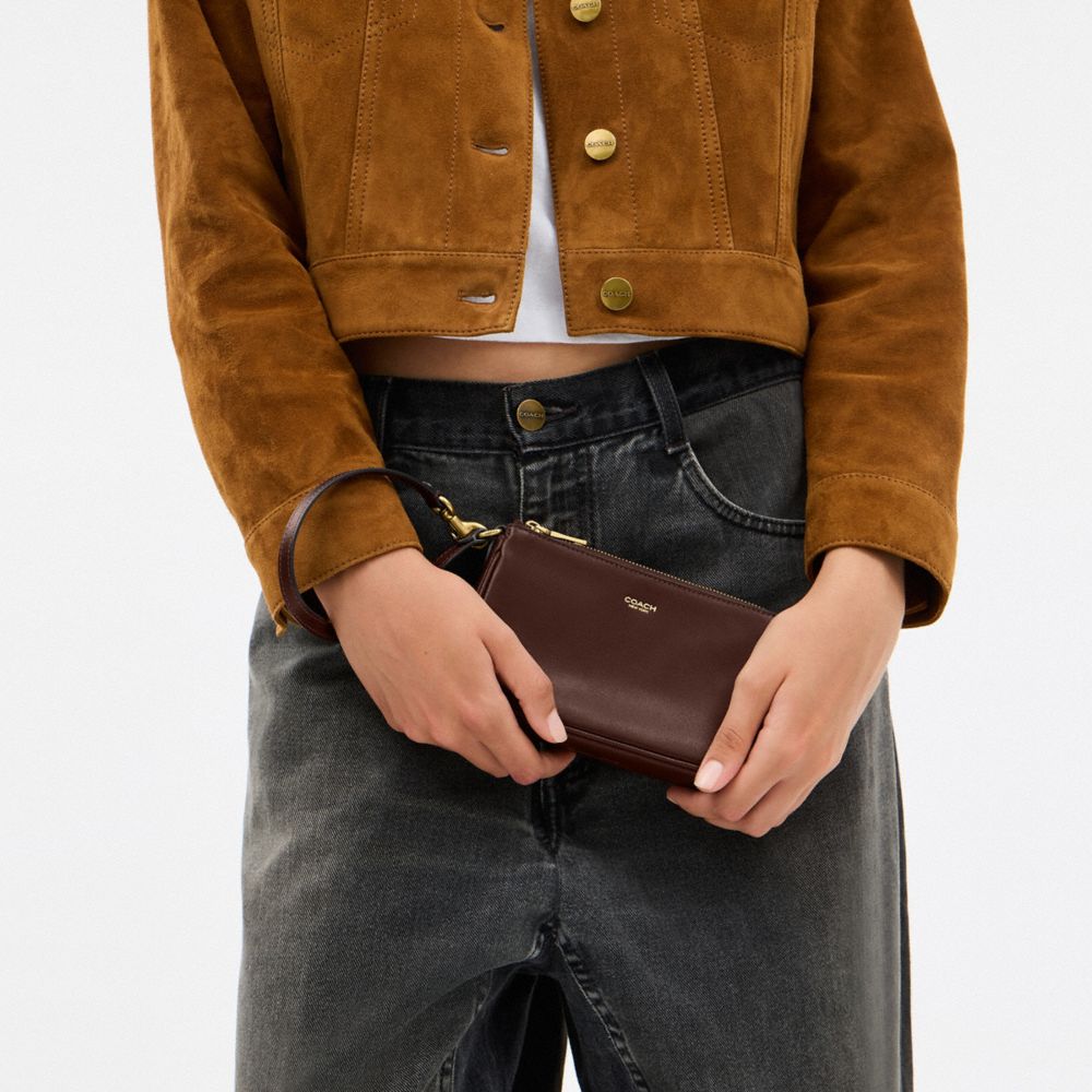Coach Plaza Bag 18 Brass Maple