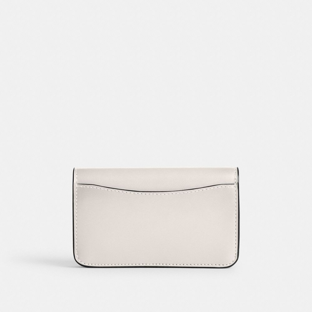 Coach Essential Slim Card Case Brass Chalk