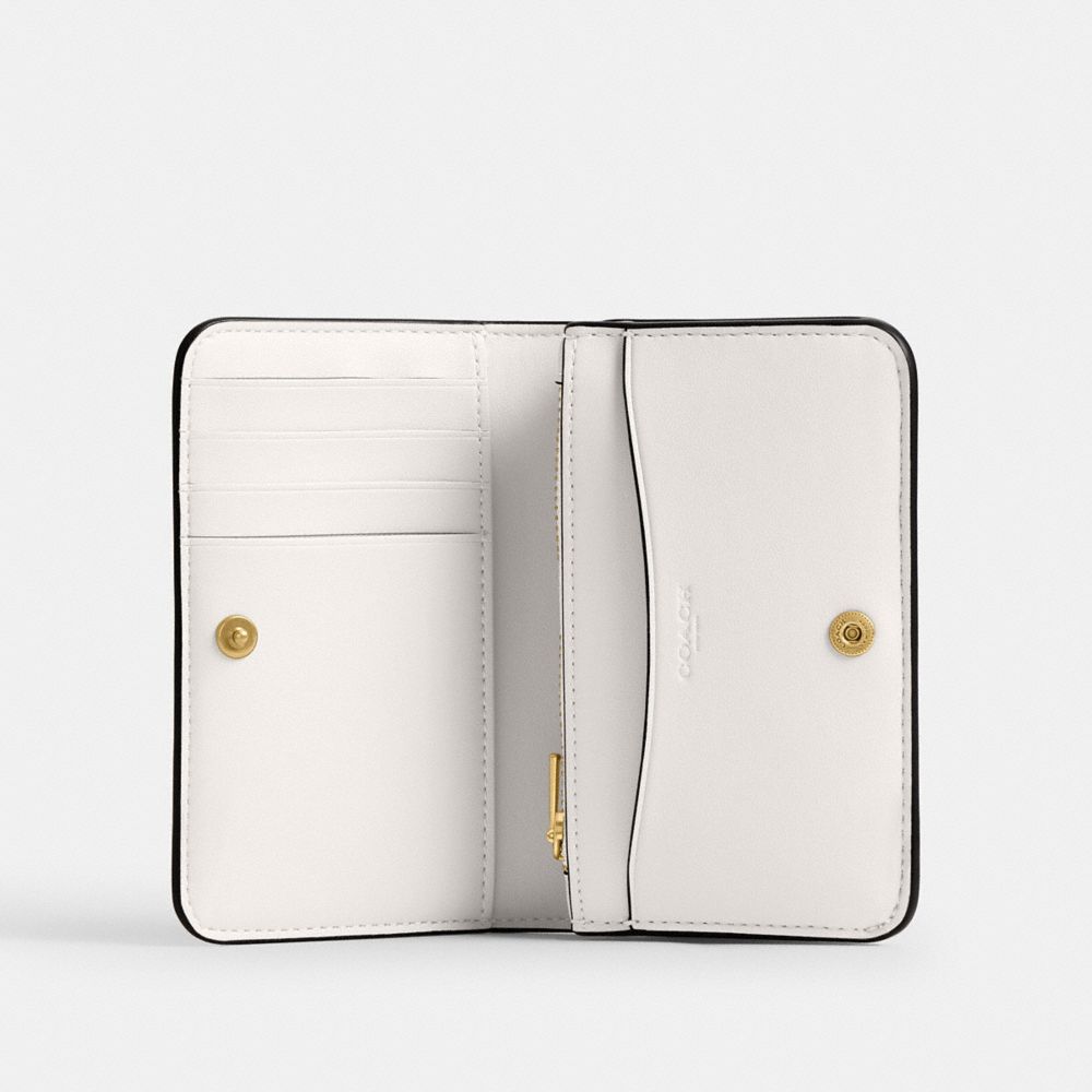 Coach Essential Slim Card Case Brass Chalk