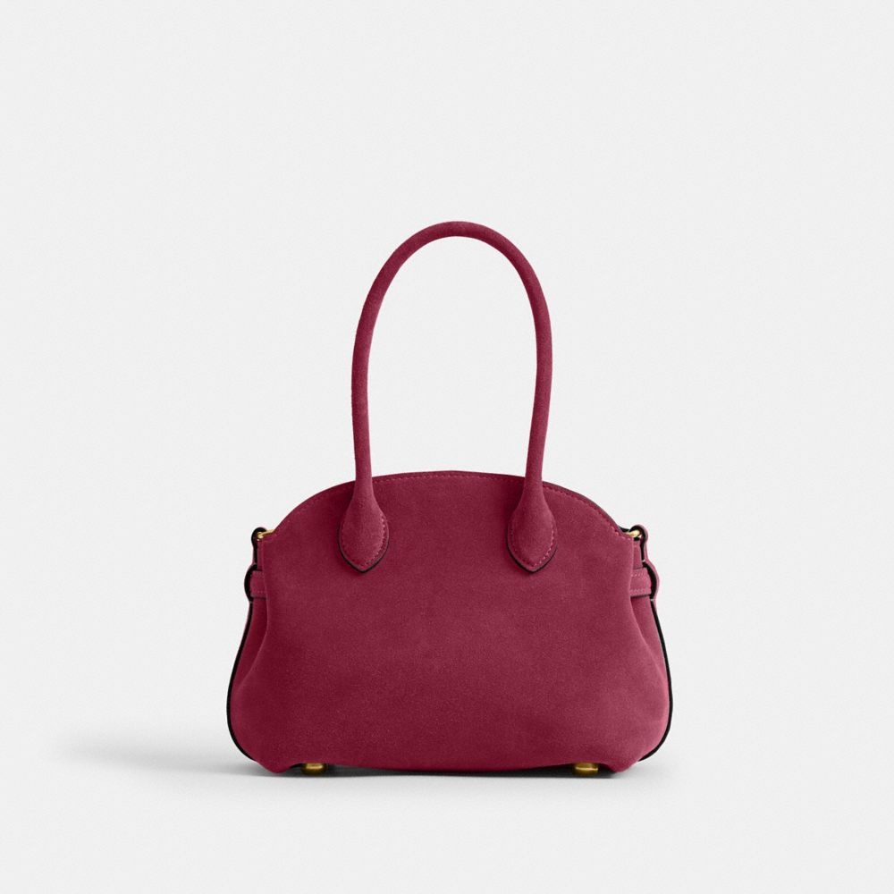 Coach Soft Empire Carryall Bag 21 Brass Dark Fuchsia