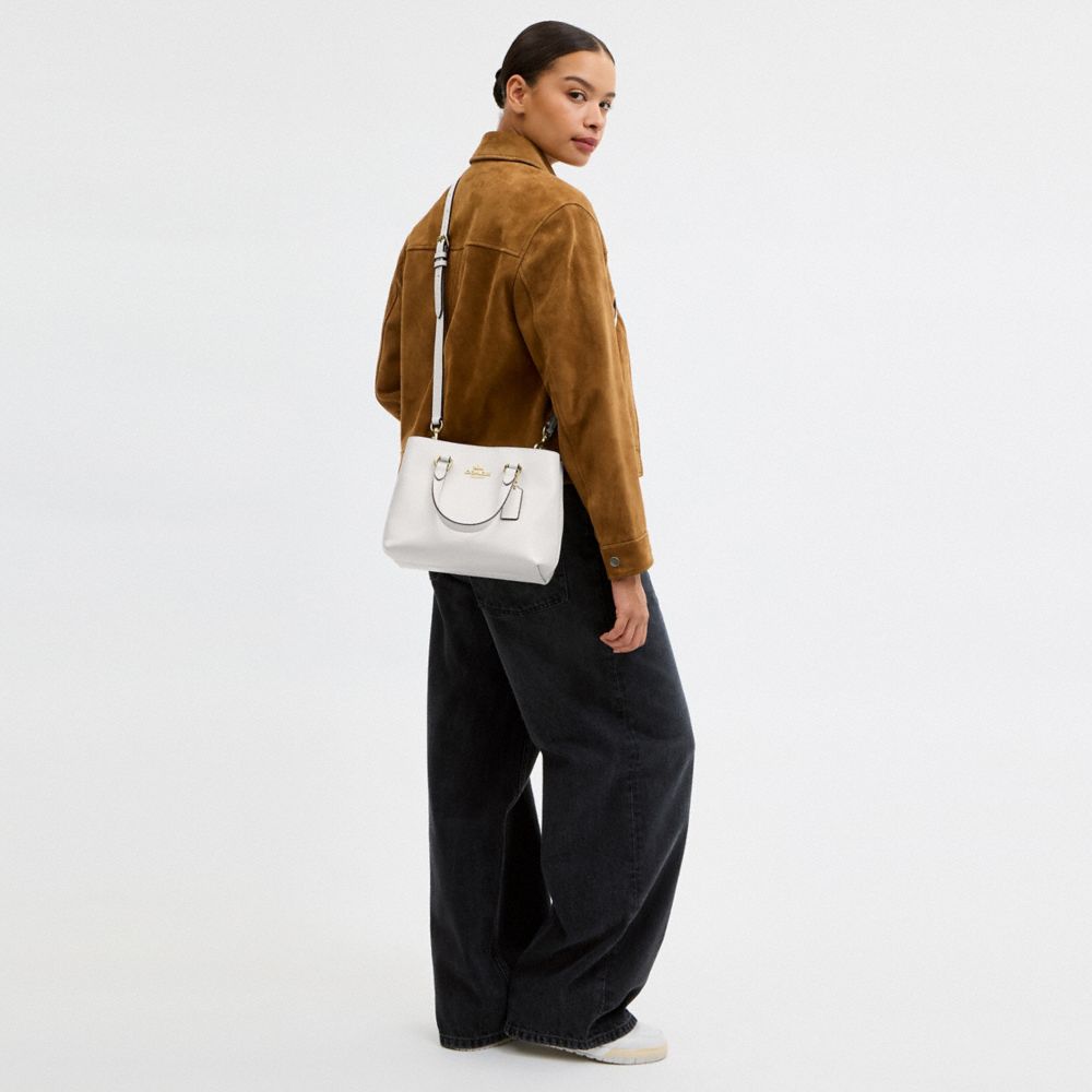 Coach Station Carryall Bag Gold Chalk