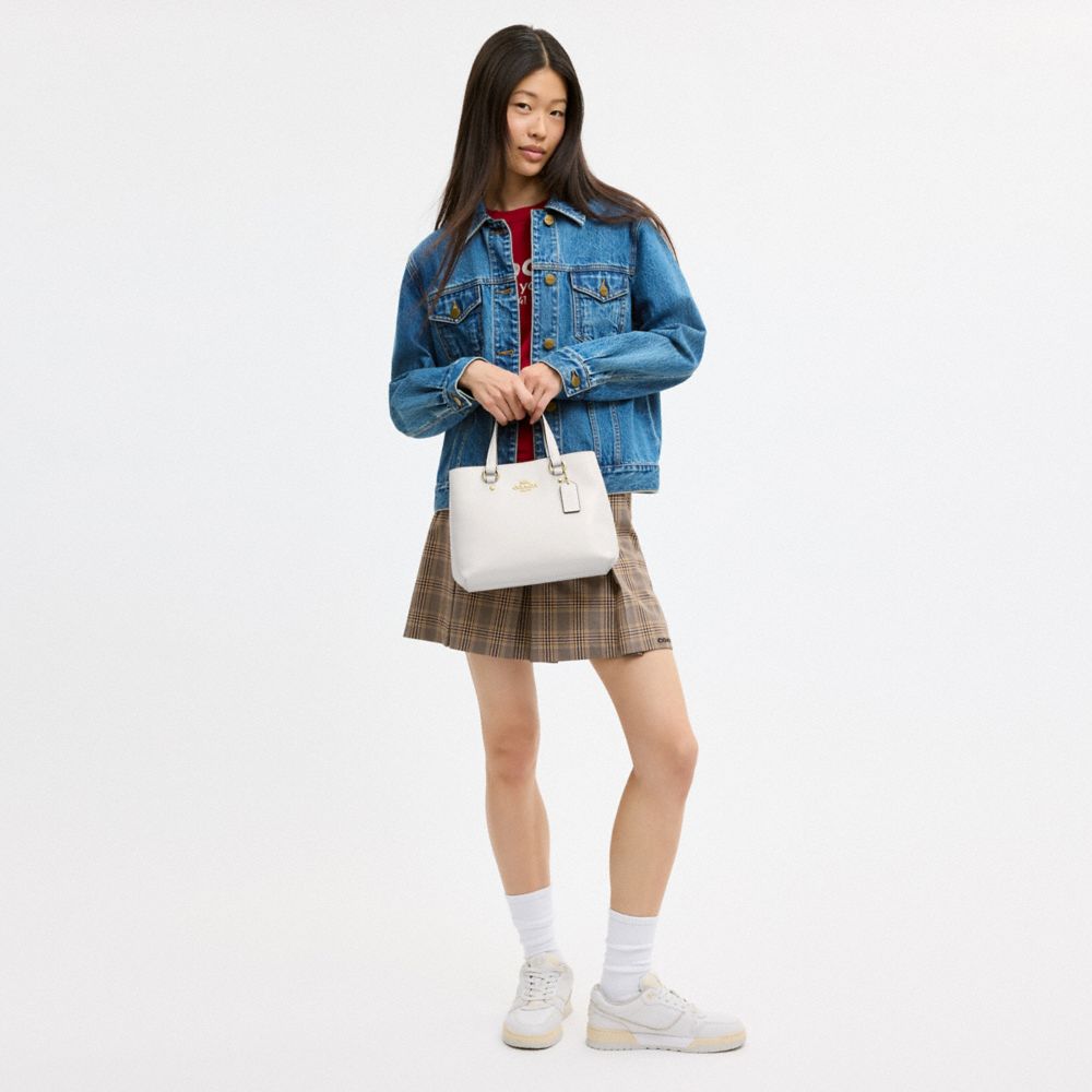 Coach Station Carryall Bag Gold Chalk
