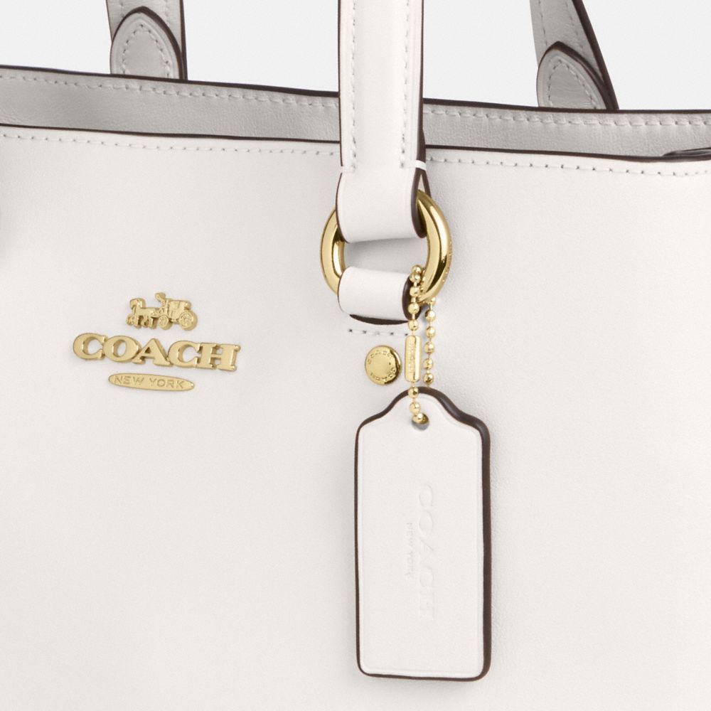 Coach Station Carryall Bag Gold Chalk