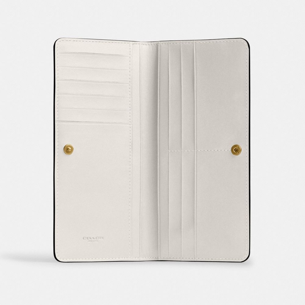 Coach Essential Slim Wallet Brass Chalk