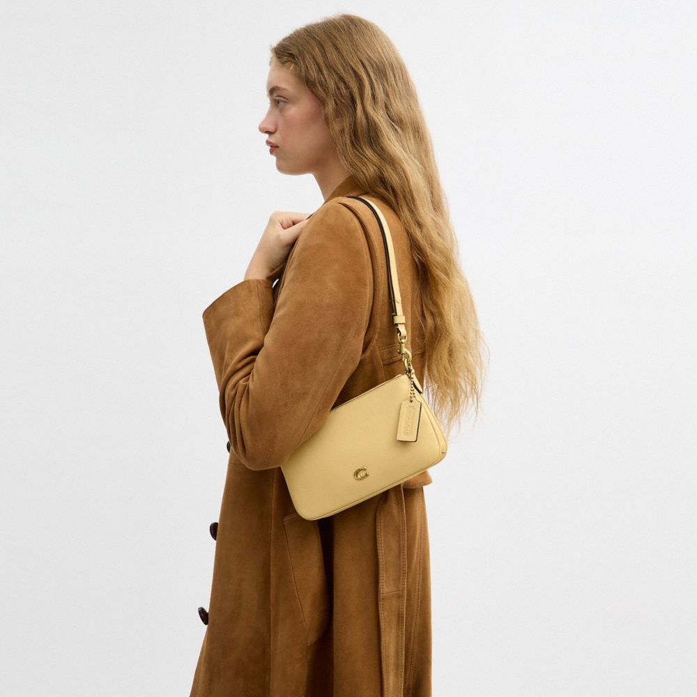 Coach Audrey Crossbody Bag Brass Vanilla